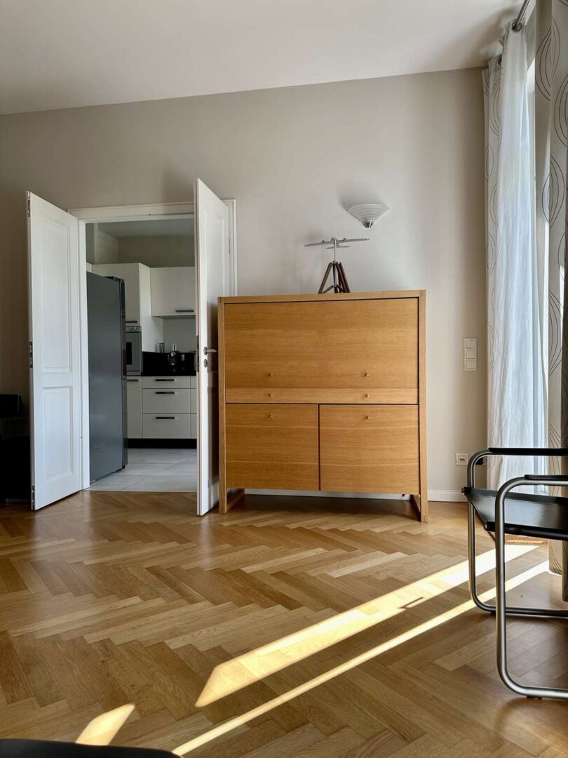 Wohnzimmer Blickzur Küche